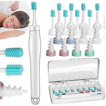 Ear Wax Remover,q Grips Earwax Remover,silicone Soft Ear Wax Removal Tool With 16 Replacement Head