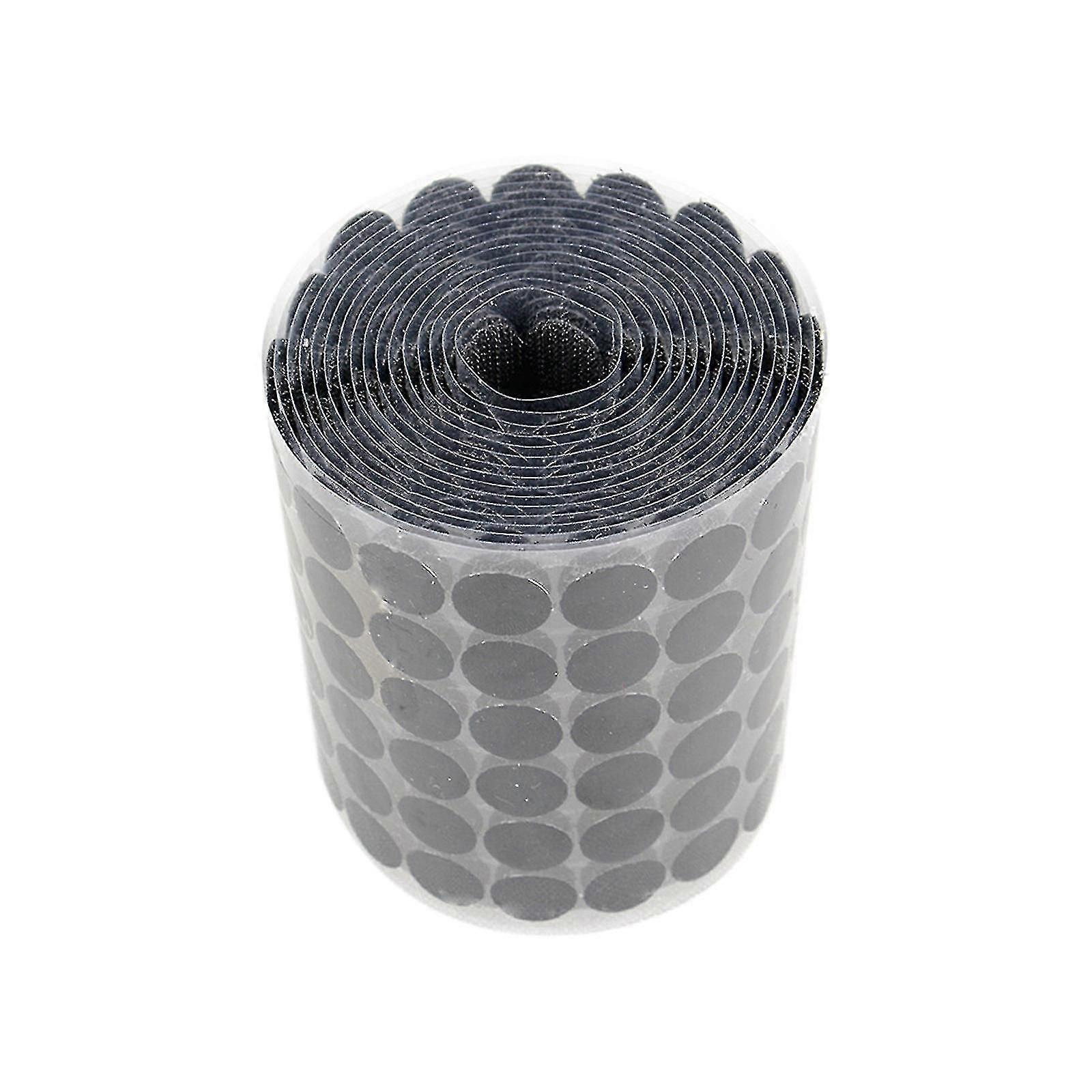 1000pcs 0.59 Inch Diameter For Classroom Nylon Sticky Back Coins Hook Loop Strip