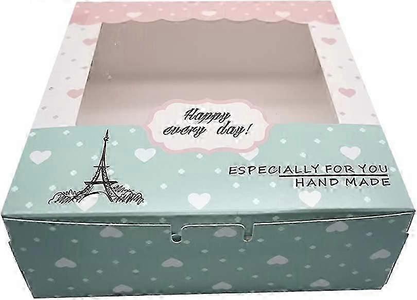10Pcs Cupcake Box Set 5 inch