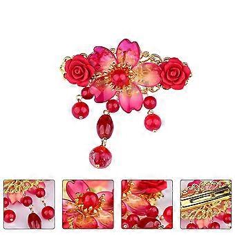 1Pc Retro Hairpin Han Chinese Clothing Hair Clips Tassel Headdress Accessories