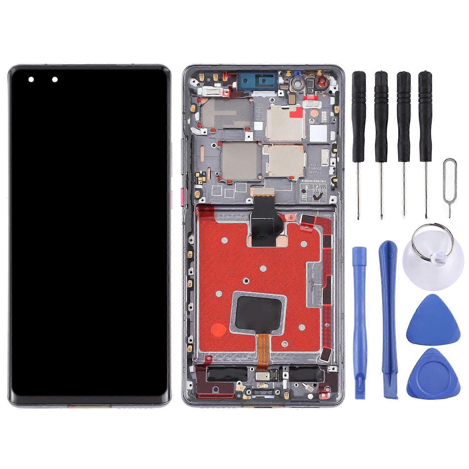 For Huawei Mate 40 Pro Full LCD Display with Frame Unit Touch Replacement Black