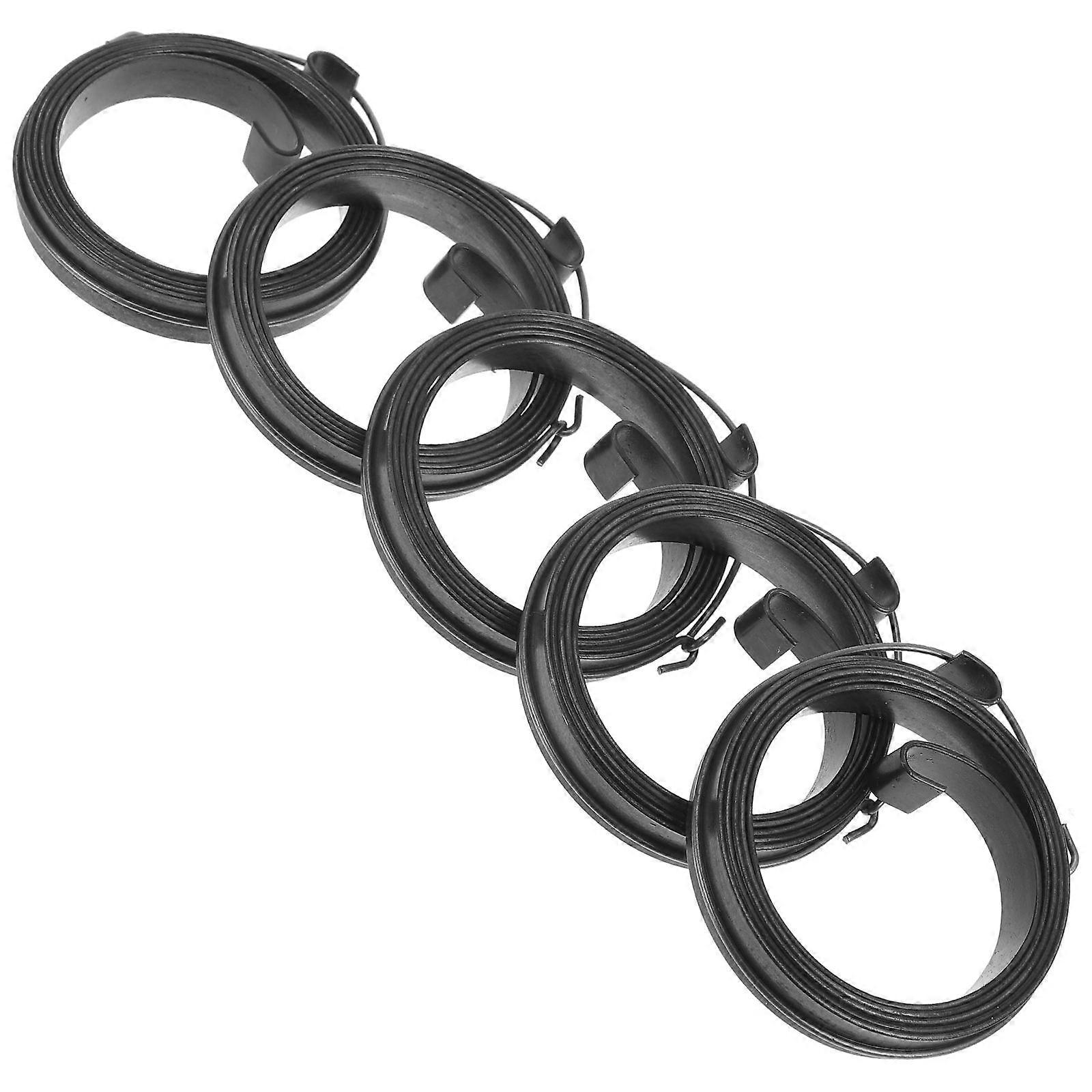 5pcs Pull Start Spring For Chainsaw Easy Starter Spring Kit Small Engine Starter Rope Replacement Lawn Mower Pull Cord