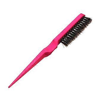 2pcs Boar Bristle Hair Brush for Curly Hair, Ergonomic Long Handle, Salon Quality Design