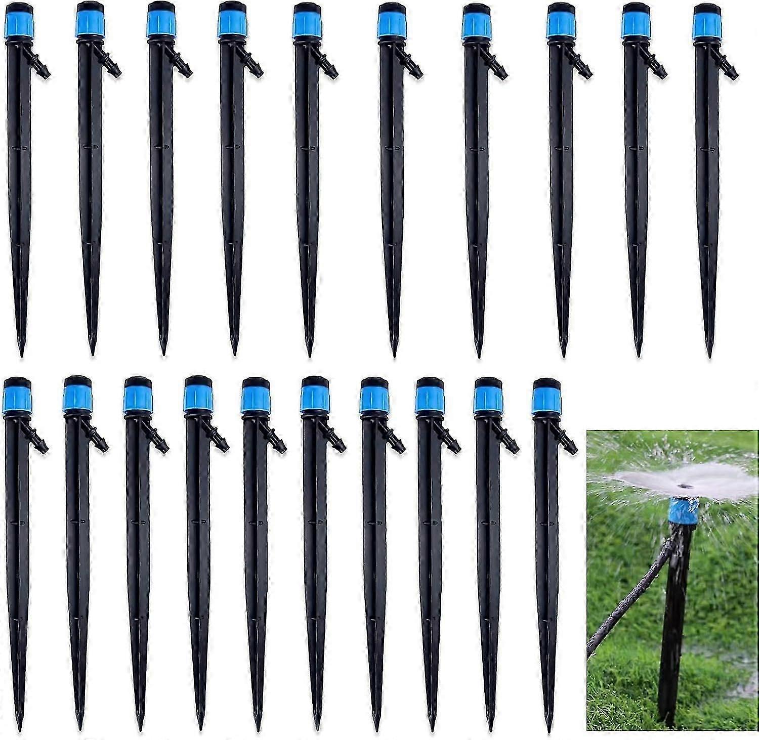 Adjustable Irrigation, Irrigation Dripper, 20 Pack Multi-Function Gard 26-27
