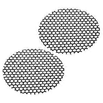 2pcs Hair Dryer Back Cover Mesh Filter, 1.8 Inch round End Cap Replacement for Hair Blower, Sturdy Nylon Material Stylish Look, Suitable for Travel Us