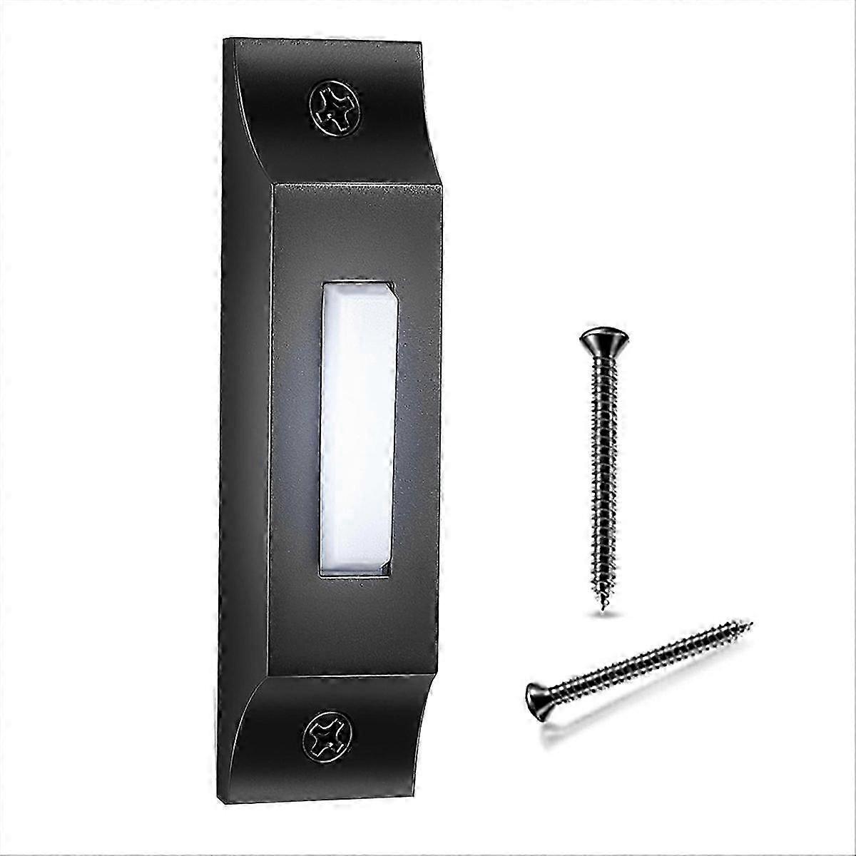LED Lighted Doorbell Button, Wall Mounted Door Bell Push Buttons