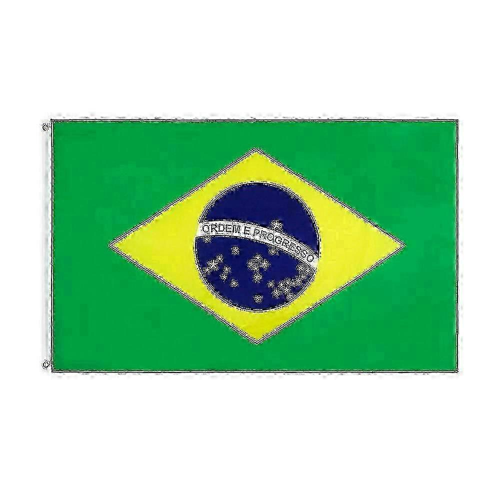 90x150cm Brasil Flagg polyester flagg 2stk