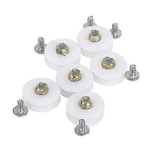 Bathroom Door Roller 6Pcs Shower Door Rollers Runner Wheels Replacement