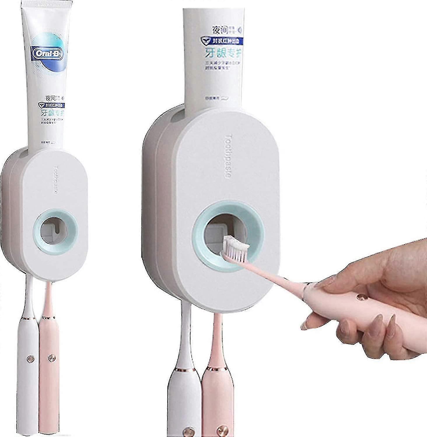 Toothpaste Dispenser, Wall Mounted Toothbrush Squeezer