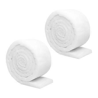 Fish Tank Filter Pad Cotton Filter for Aquarium 2 Rolls White