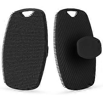 Silicone Body Scrubber, Soft Exfoliating Body Scrubber Shower Scrubber For Body Cleaning, No-slip Handle Silicone Shower Brush For All Kinds Of Skin