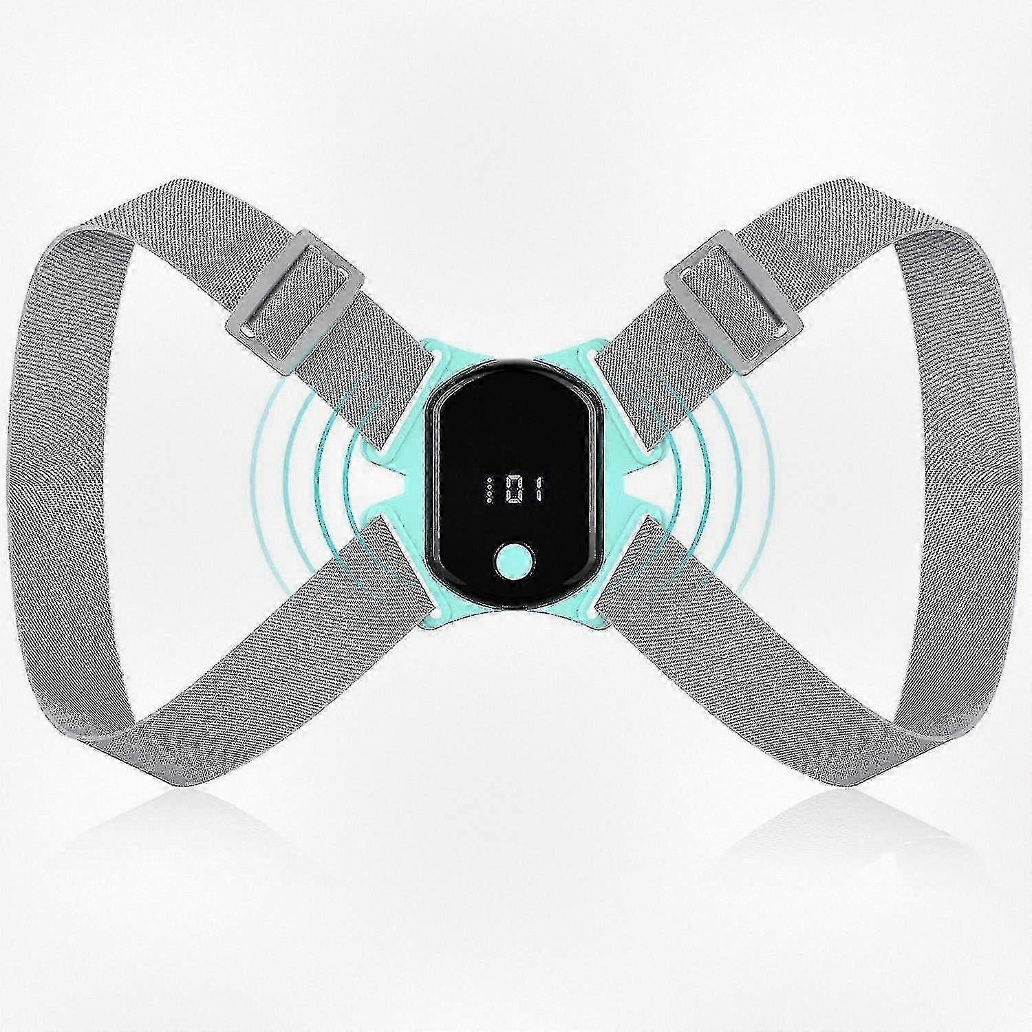 Smart Posture Trainer with Adjustable Strap & Vibration Alert for Back Support - Unisex Design