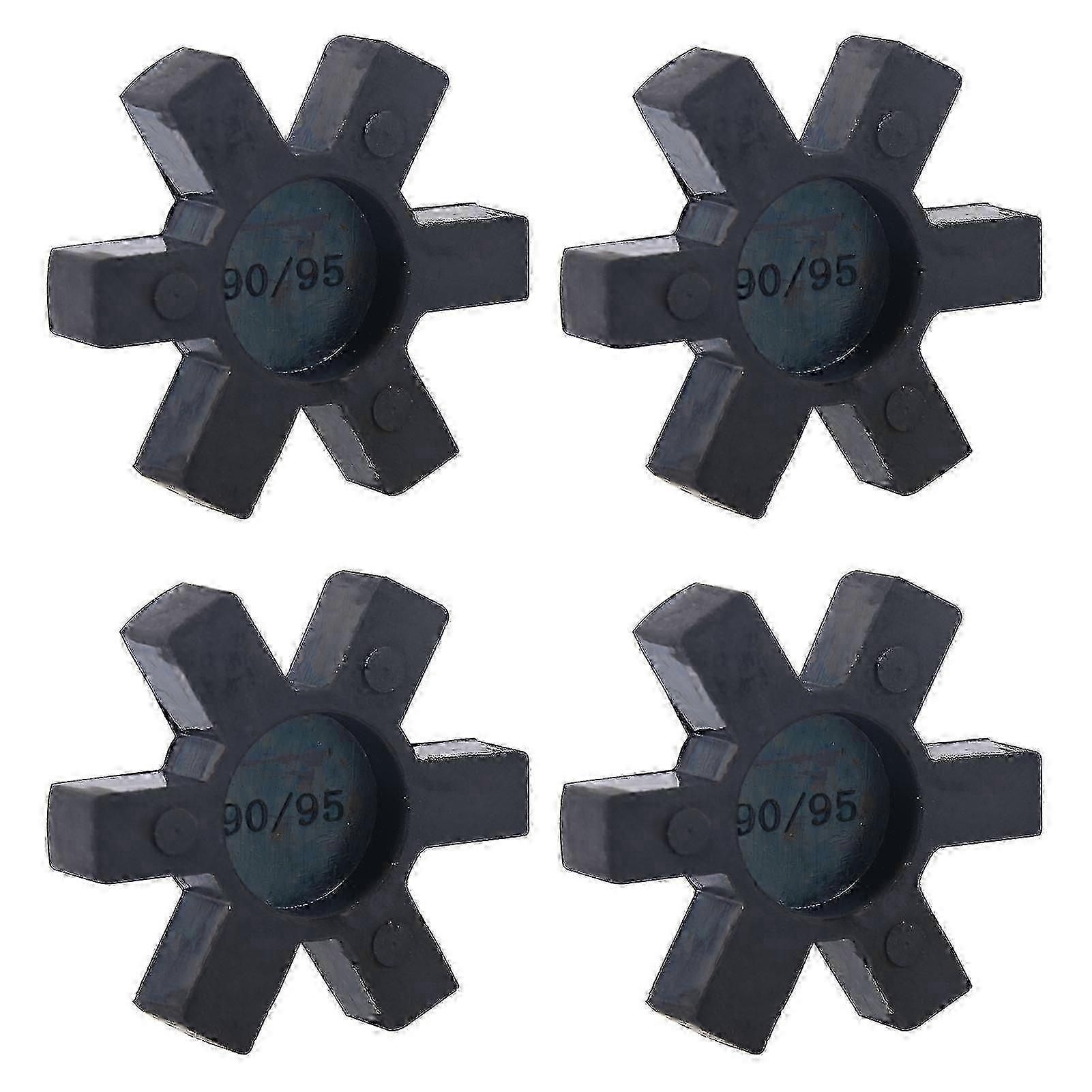 4pcs L Jaw Coupling Set Spider Insert Shock Absorption Wear