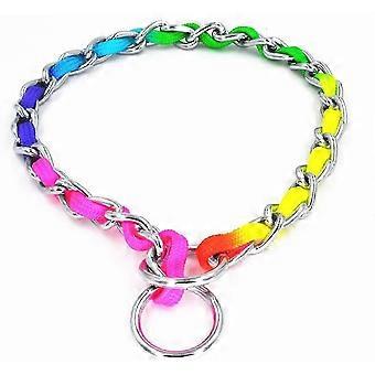 Training collar stainless steel pet training chain suitable for small and medium dogs [MI]