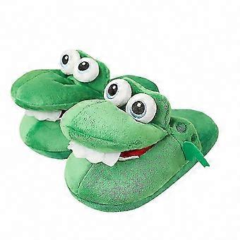 Plush Slippers for Kids Crocodile Open Mouth Design Home Shoes
