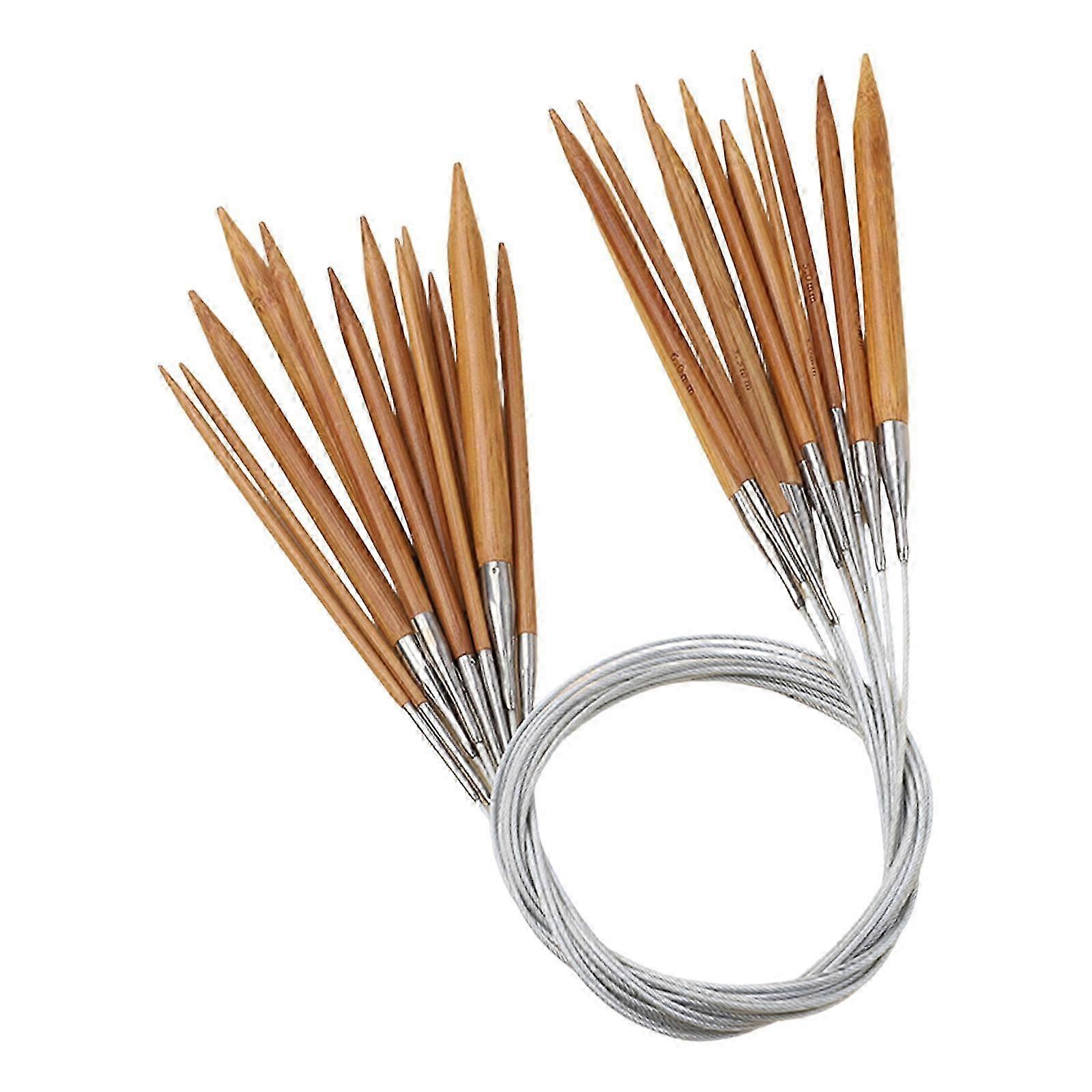 Smooth Bamboo Steel Circular Needles