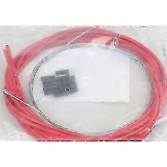 25-26 Bike Front Rear Brake Cable Mountain Bicycle Brake Housing Set (Red)
