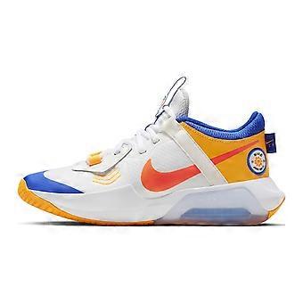 Nike Air Zoom Crossover lage basketbalschoenen wit oranje blauw, enkellaags, unisex FD4638-181