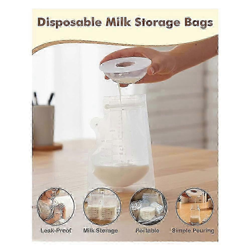 60ml Translucent Breast Milk Cups