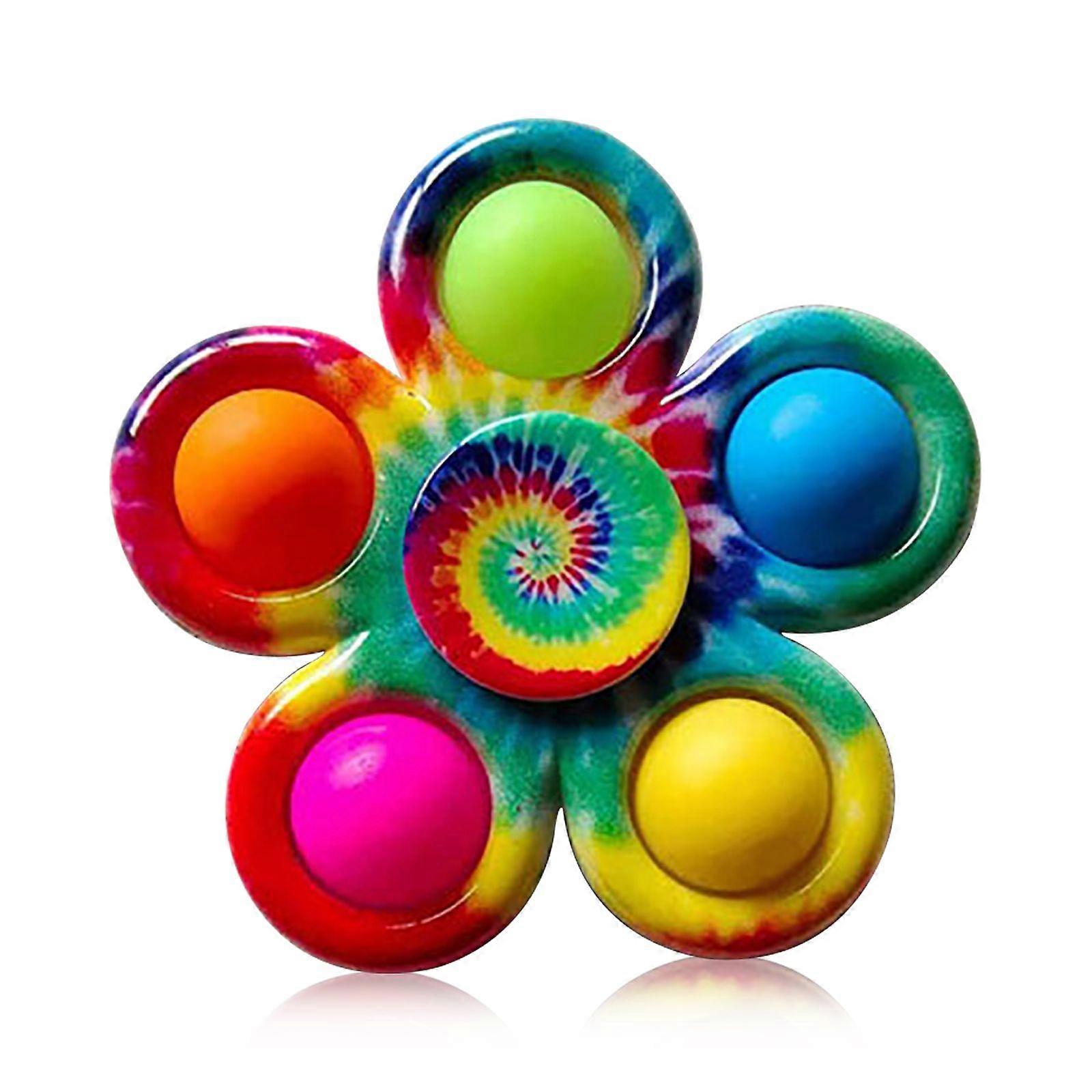 4-piece set rotating finger tip top decompression bubble music