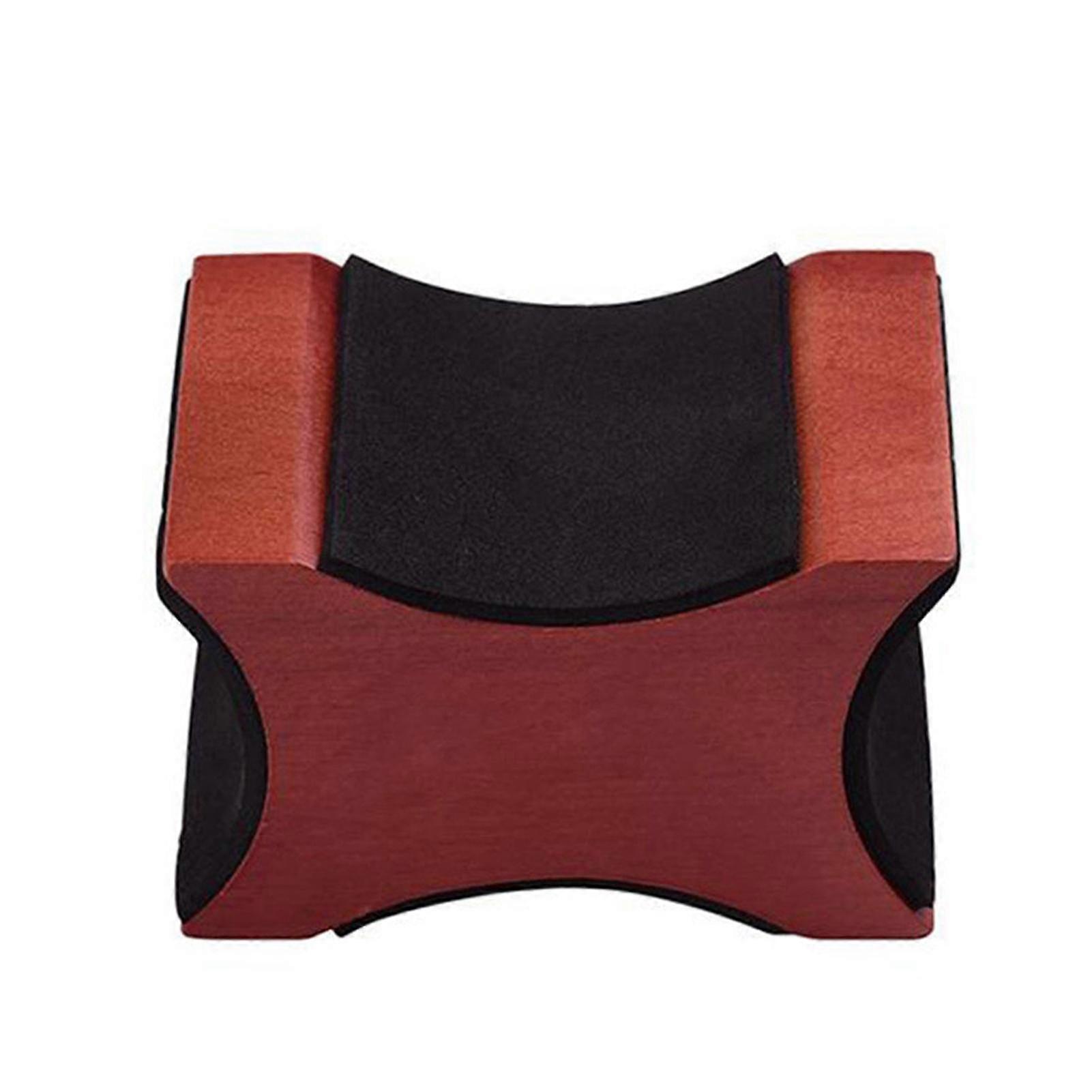 Felt-Cushioned Mahogany Neck Rest