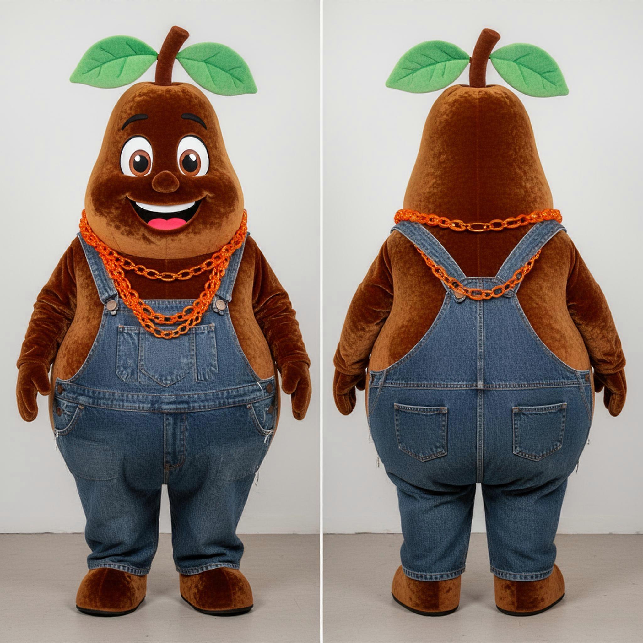 MASTICOT Amber Velvety Pear Mascot