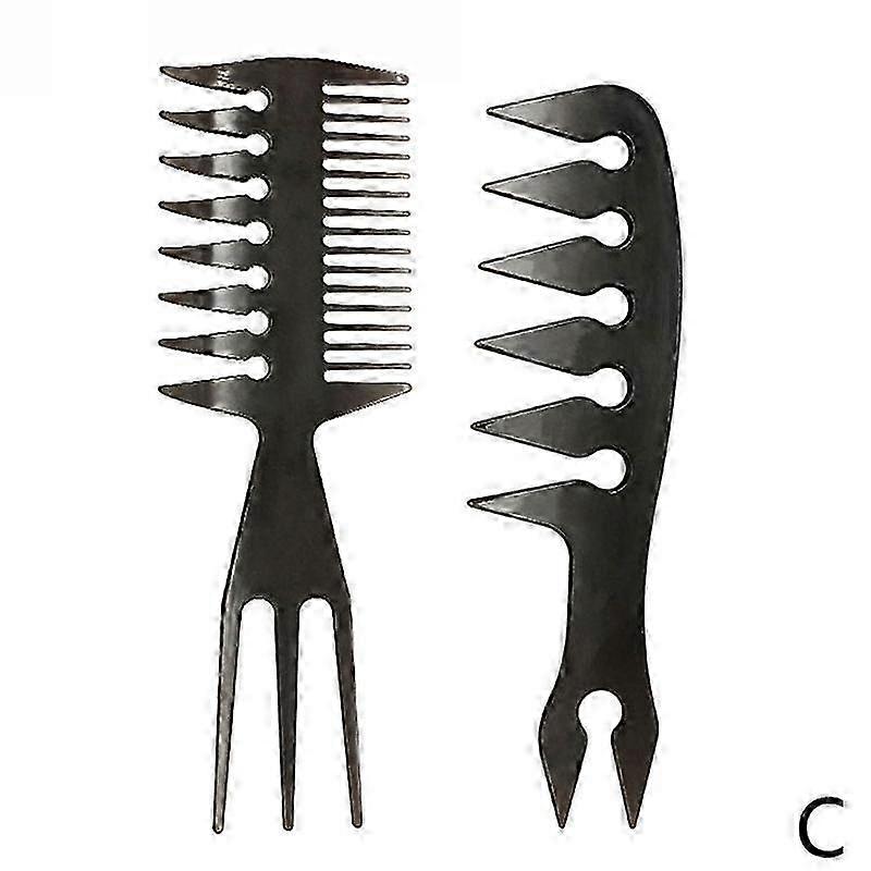 Slicked-Back PC Comb Set 2pcs