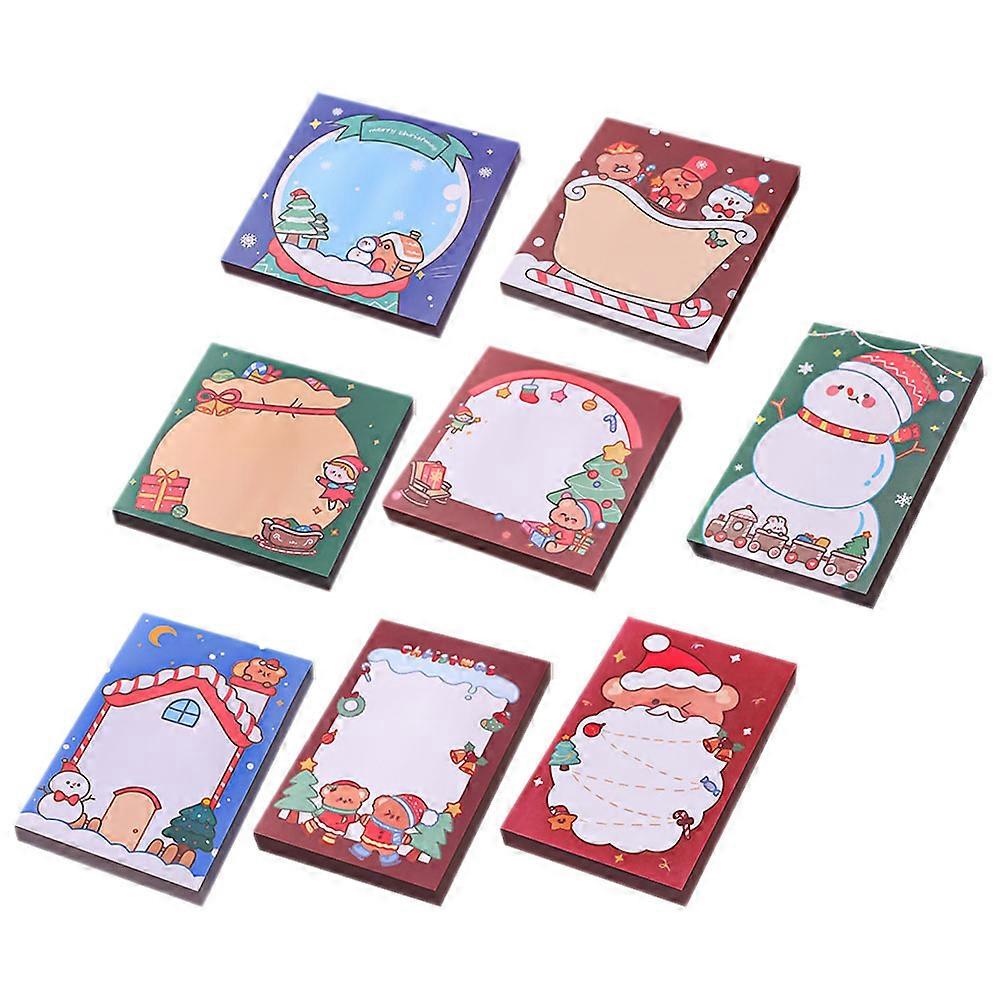 Multi-Function Cartoon Memo Pad with 8Pcs for Daily Use Notes