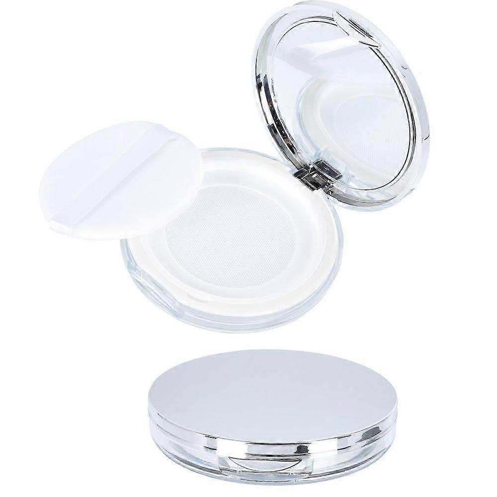 2 Pcs Refillable Cosmetic Powder Boxes For Makeup Storage