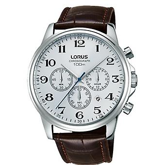 Lorus Herren klassische Quarz Analog Man Uhr mit Kuhfell Armband RT337EX9