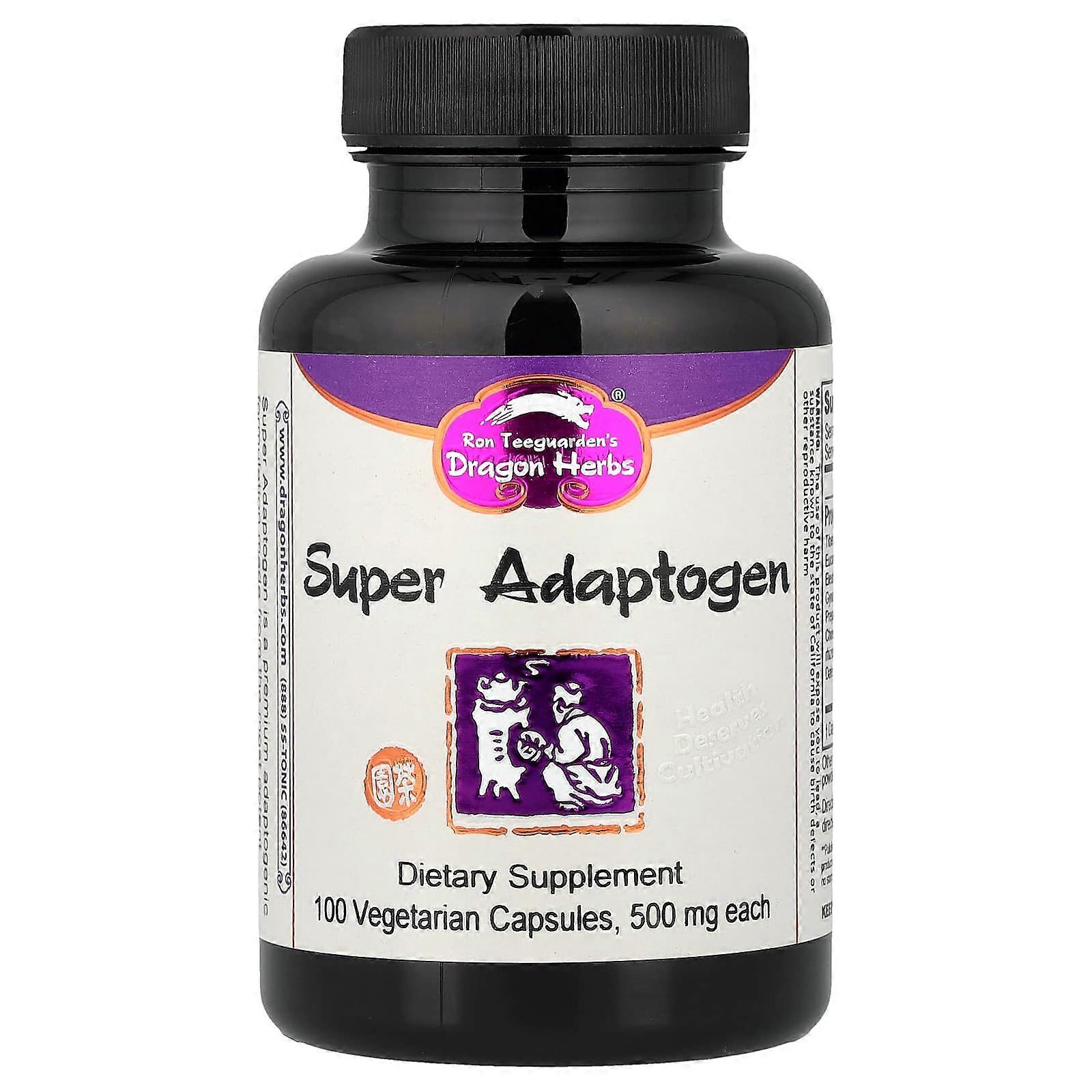 Dragon Herbs, Super Adaptogen, 100 Vegetarian Capsules