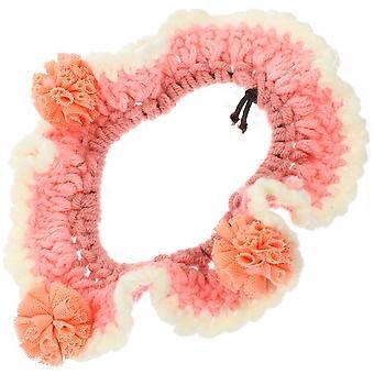 Lot de 3 colliers pour chat à motif floral rose, réglables et décoratifs pour animaux de compagnie