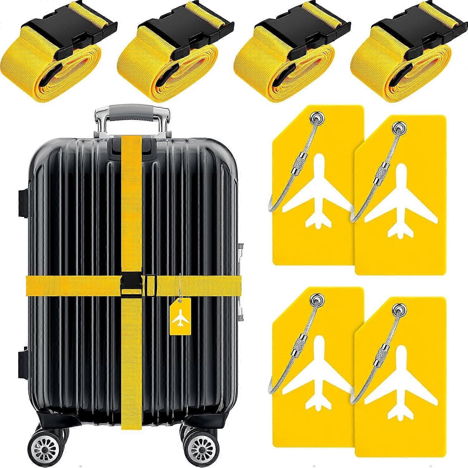 Luggage Strap & ID Tag Combo Pack