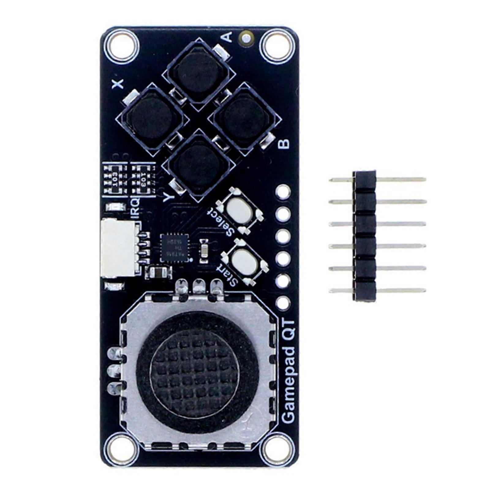 Mini I2C Gamepad Joystick Expansion Board with 10-Bit Thumb Control, 6 Command Inputs, Integrated Conversion, and Selectable Project Addresses