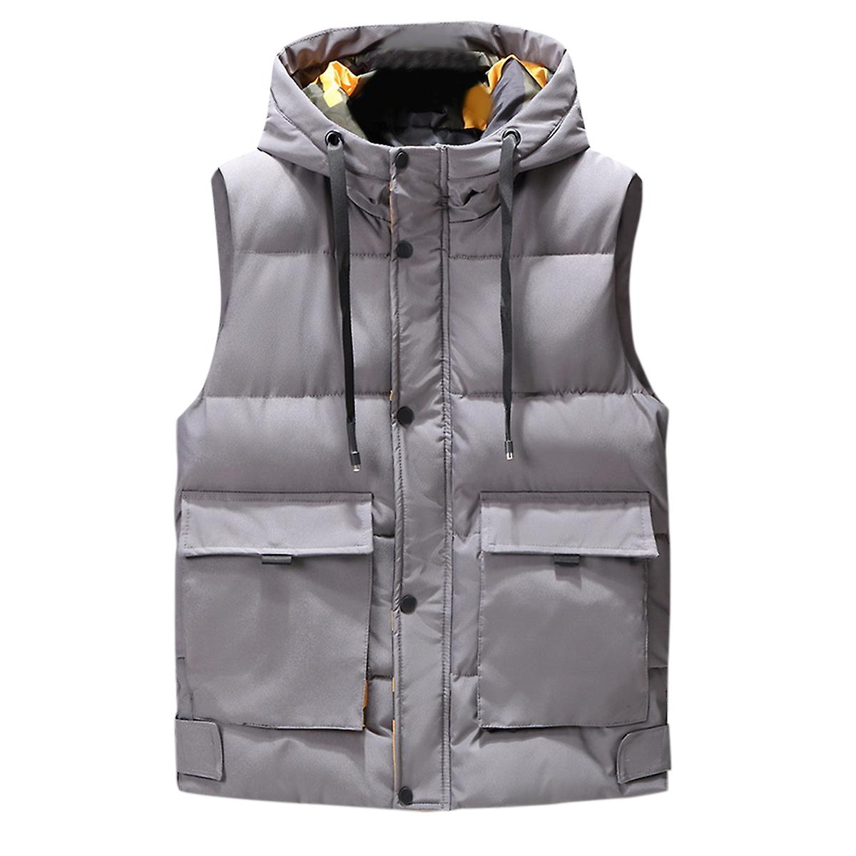 Cloudstyle Men's Stand Collar Down Vest