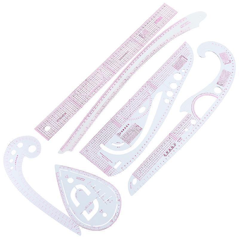 45X12x0.1cm Pink Textile Art Gauges & Rulers 1 Set Sleeve Ruler Clothing Cutting Ruler Multifunction