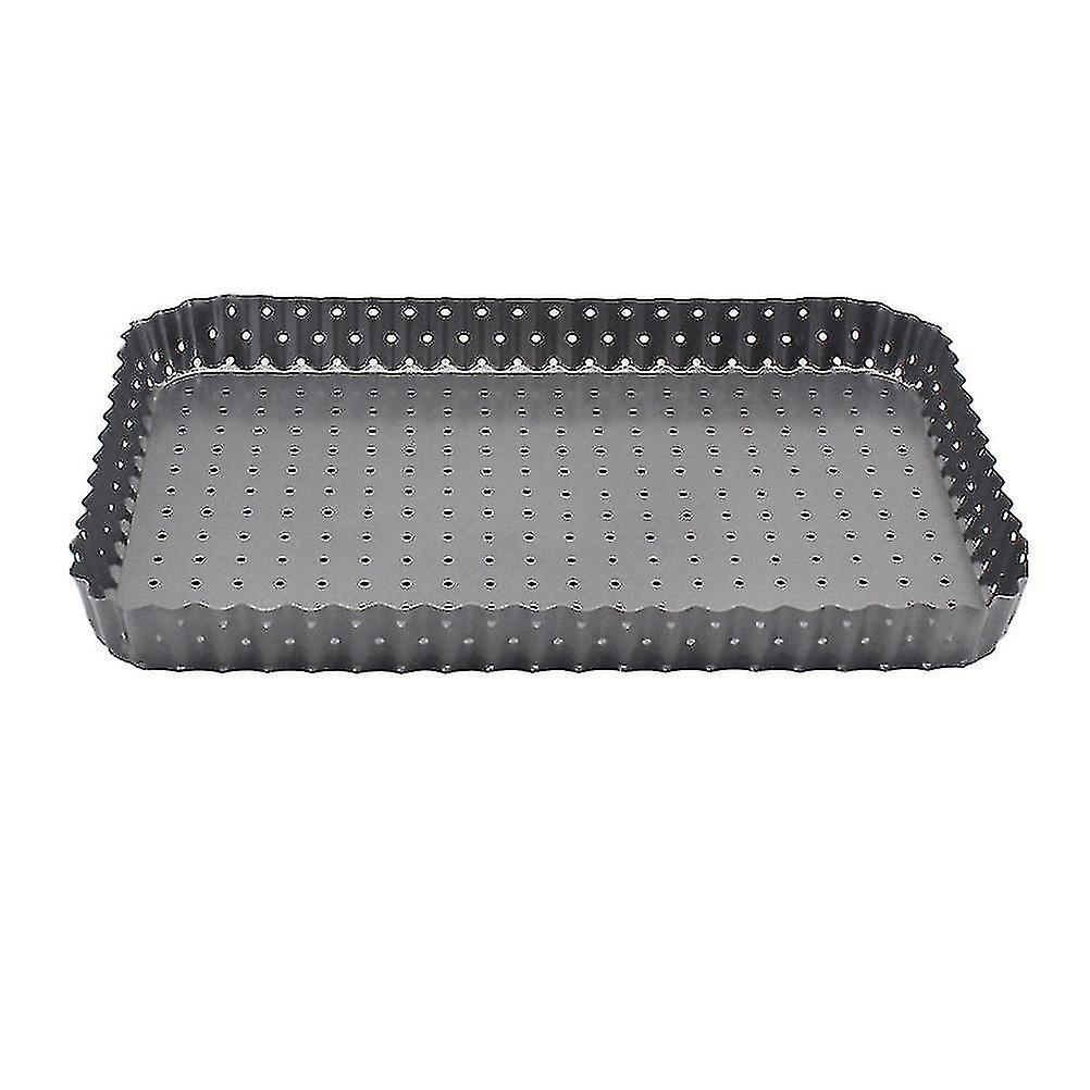 1pc Haushalt Backform Pizza Backform Pizza Tablett mit Löchern Backwerkzeug Gadget für zu Hause (Blume mit Basis Shpe Schwarz)