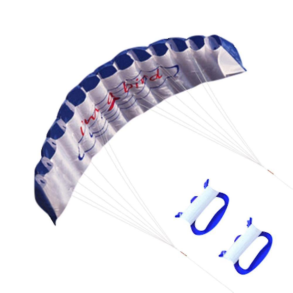 New 1.4m Power Kite Outdoor Fun Toys Parafoil Parachute Dual Line Surfing Bu