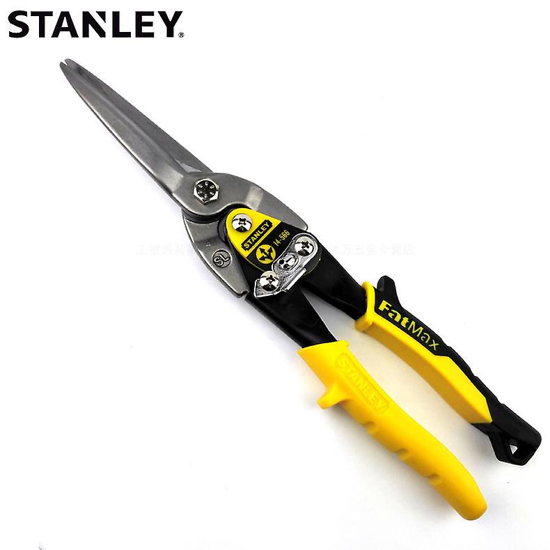 Aviation Snips Straight Head Forged Chrome Steel Double Pivot Action for More Power Ergonomic Handles
