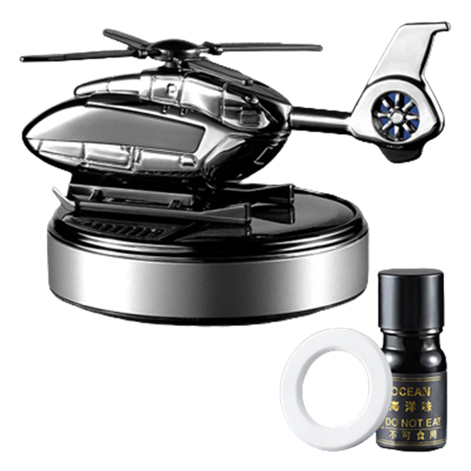 Personalized Solar Car Perfumes with Helicopter Car Perfumes Diffuser Ornament For Car Auto Decor