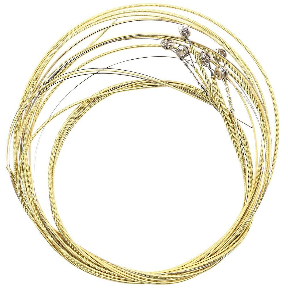 Replacement 6 Pcs A406 Steel Strings Set For Acoustic Guitar