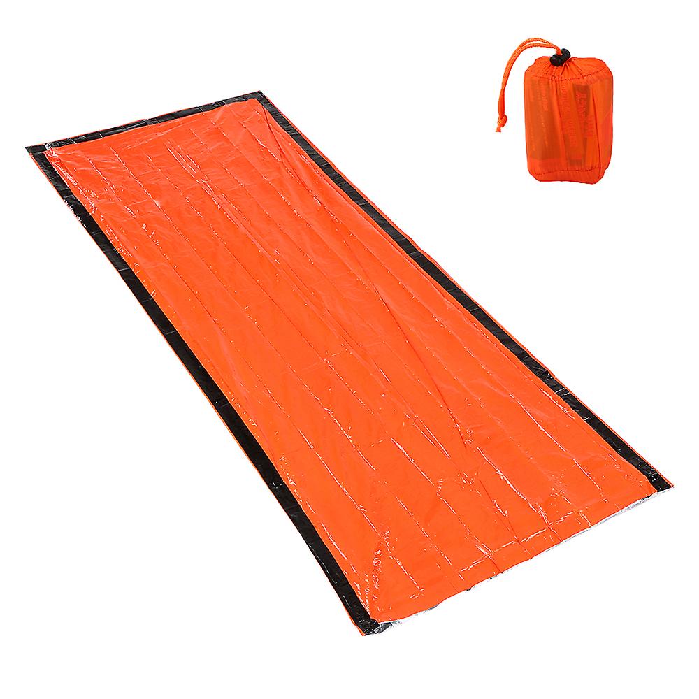 Portable Lightweight Outdoor Emergency Sleeping Bag With Drawstring Sack