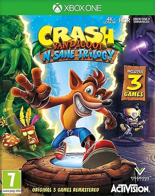 Crash Bandicoot NSane Trilogy (Xbox One) - New & Sealed