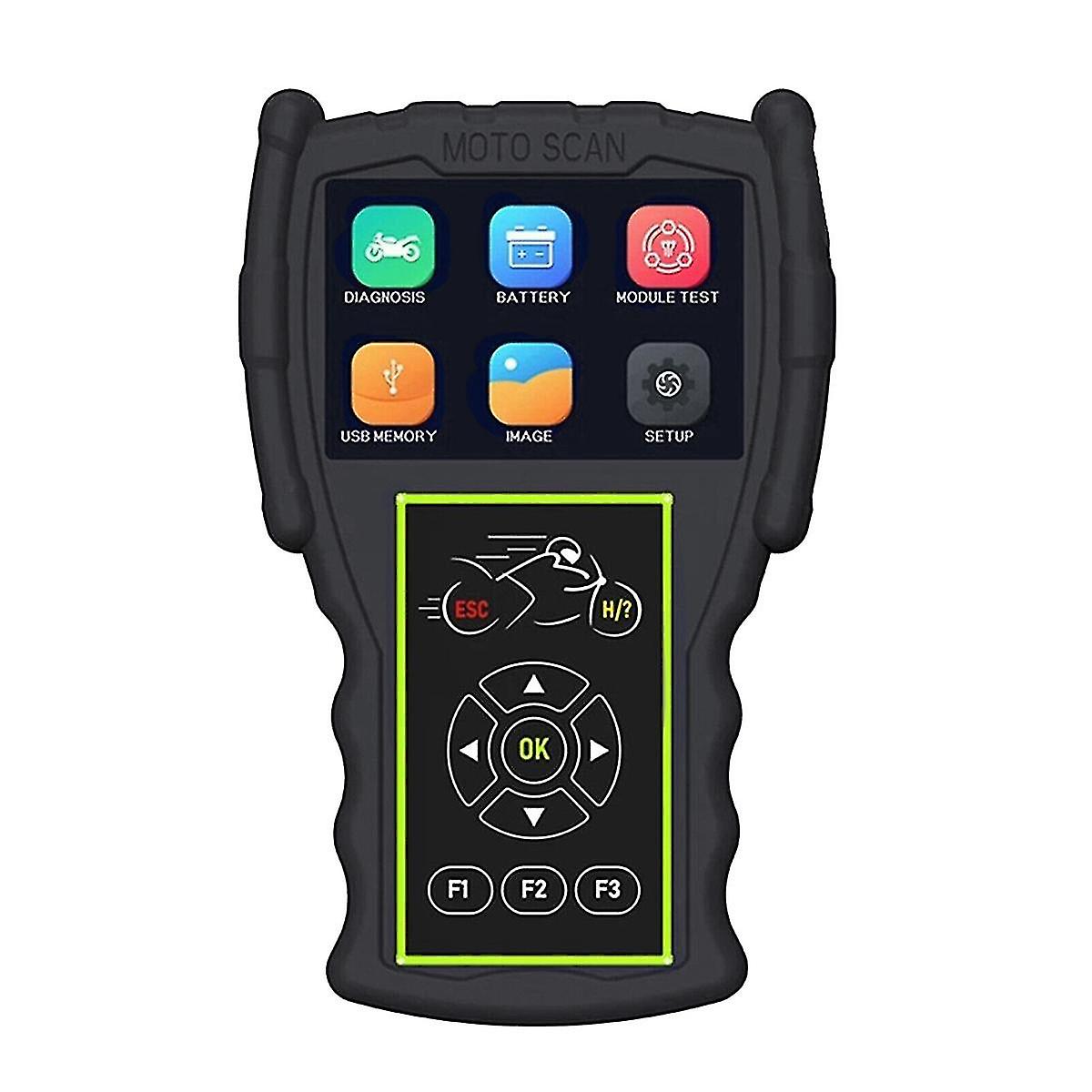 M100pro Motorcycle Diagnostic Tool Scanner Scanning Tool & Battery Tester Diagnostic Tester Code Re