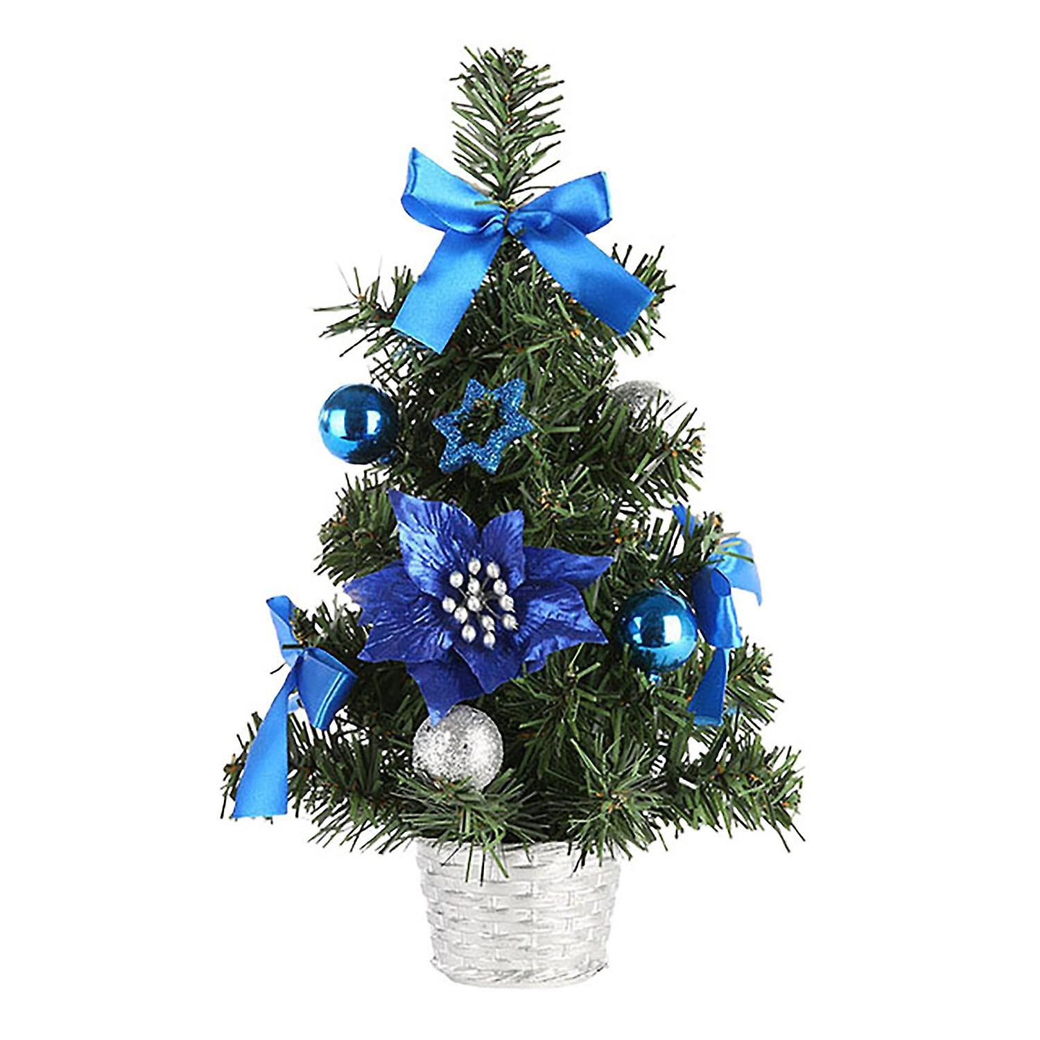 30cm Decorated Fadeless Mini Christmas Tree PVC Great Visual Effect Artificial Christmas Tree Table