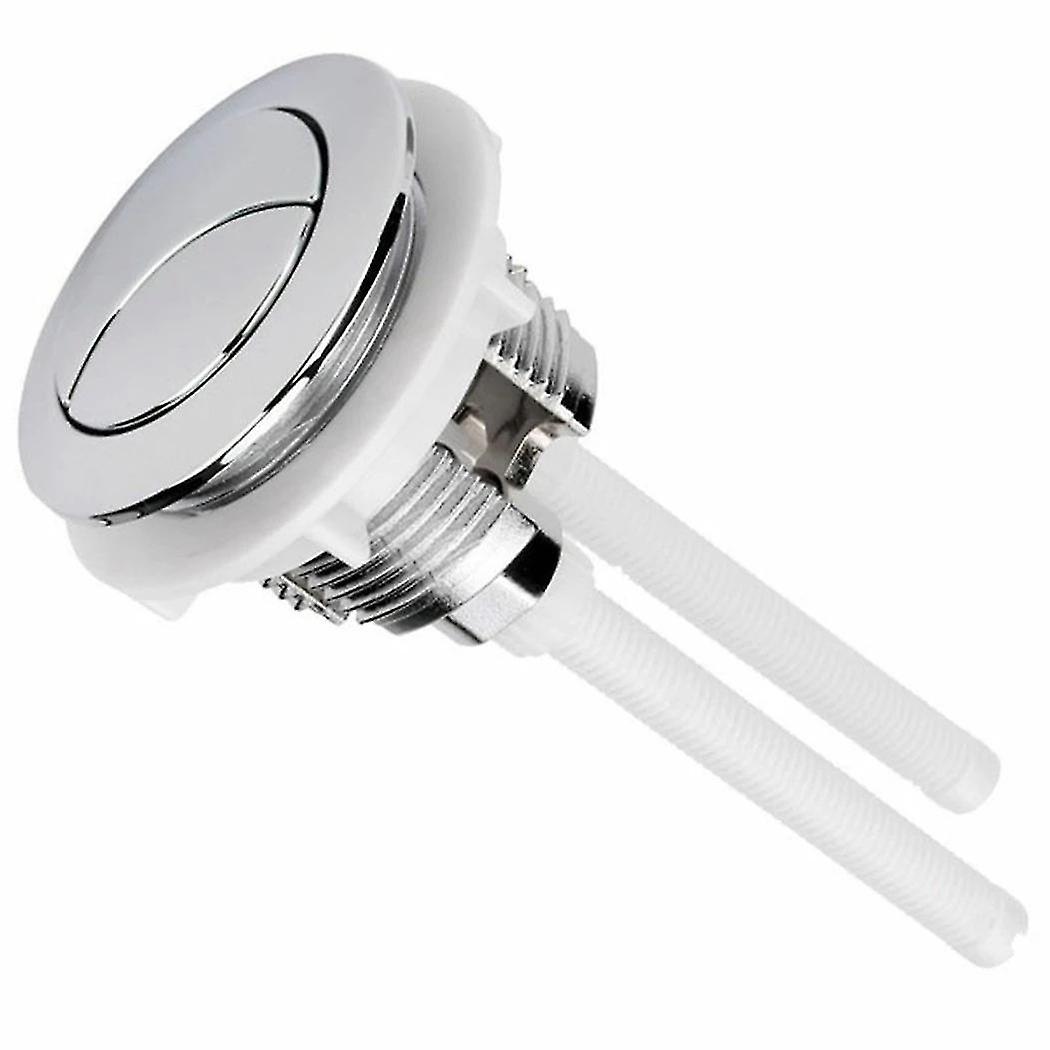 38 Mm Double Push Button For Toilet Flush Chrome High Pressure Pumping Toilet Accessories Closes Tool