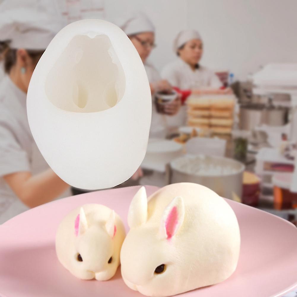 3D Bunny Soap Silicone Molds Rabbit Resin Clay Mold Chocolate Candy Mold Small Size