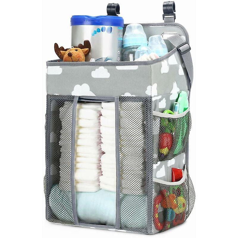 Multi-functional bedside table hanging bag storage bag children's room
