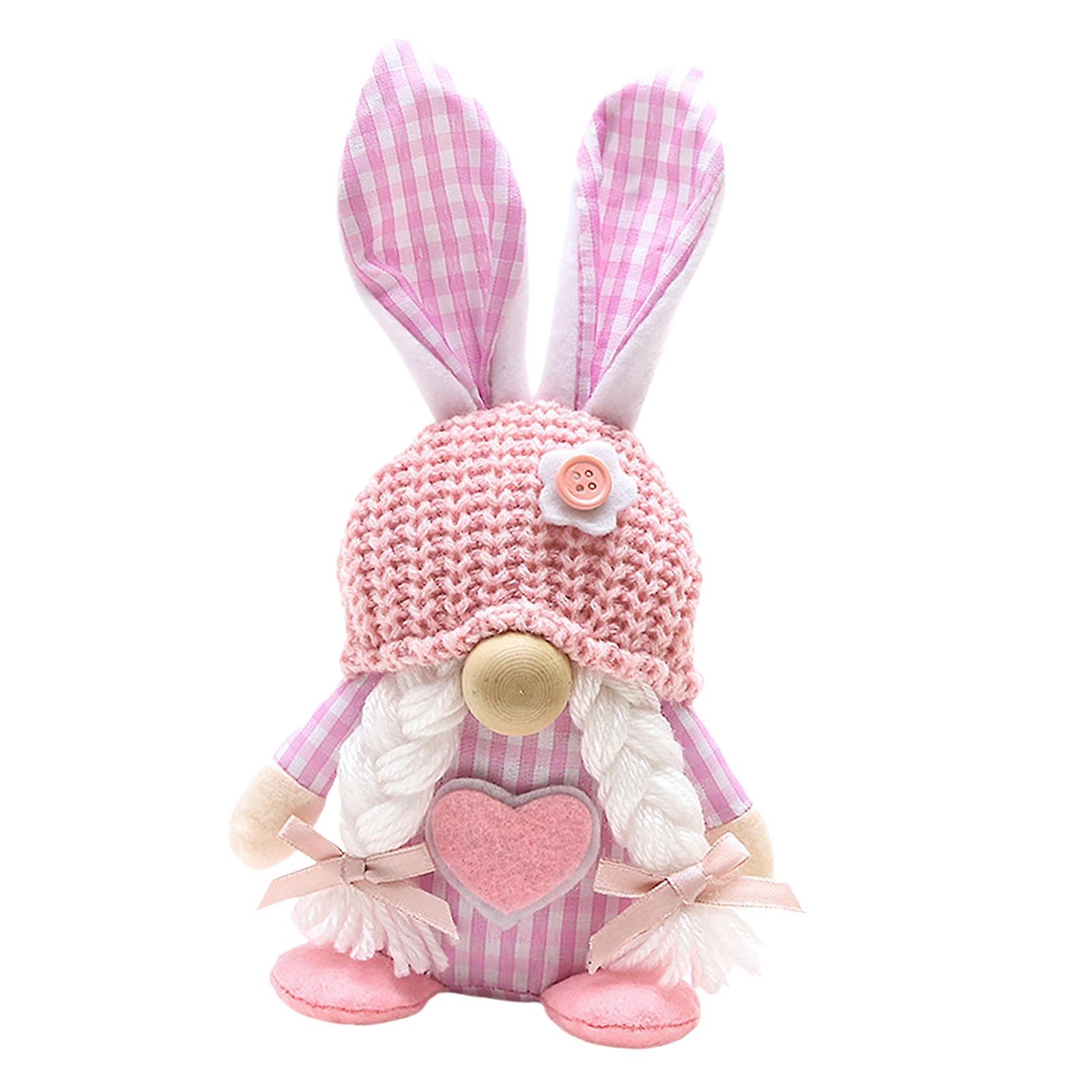 Modern Easter Rabbit Statue Bunny Figurine for Spring Desktop Festival carrot