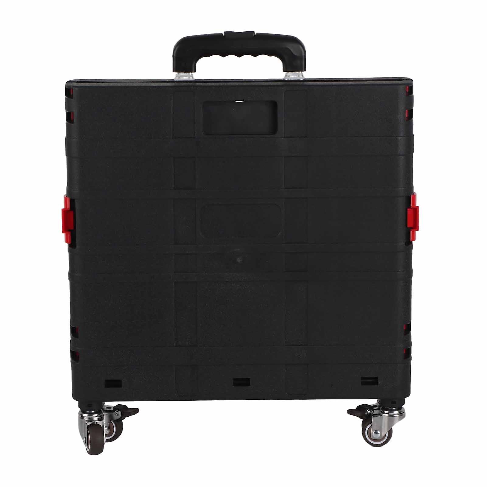 Collapsible Utility Cart with Silent Wheels and Cover